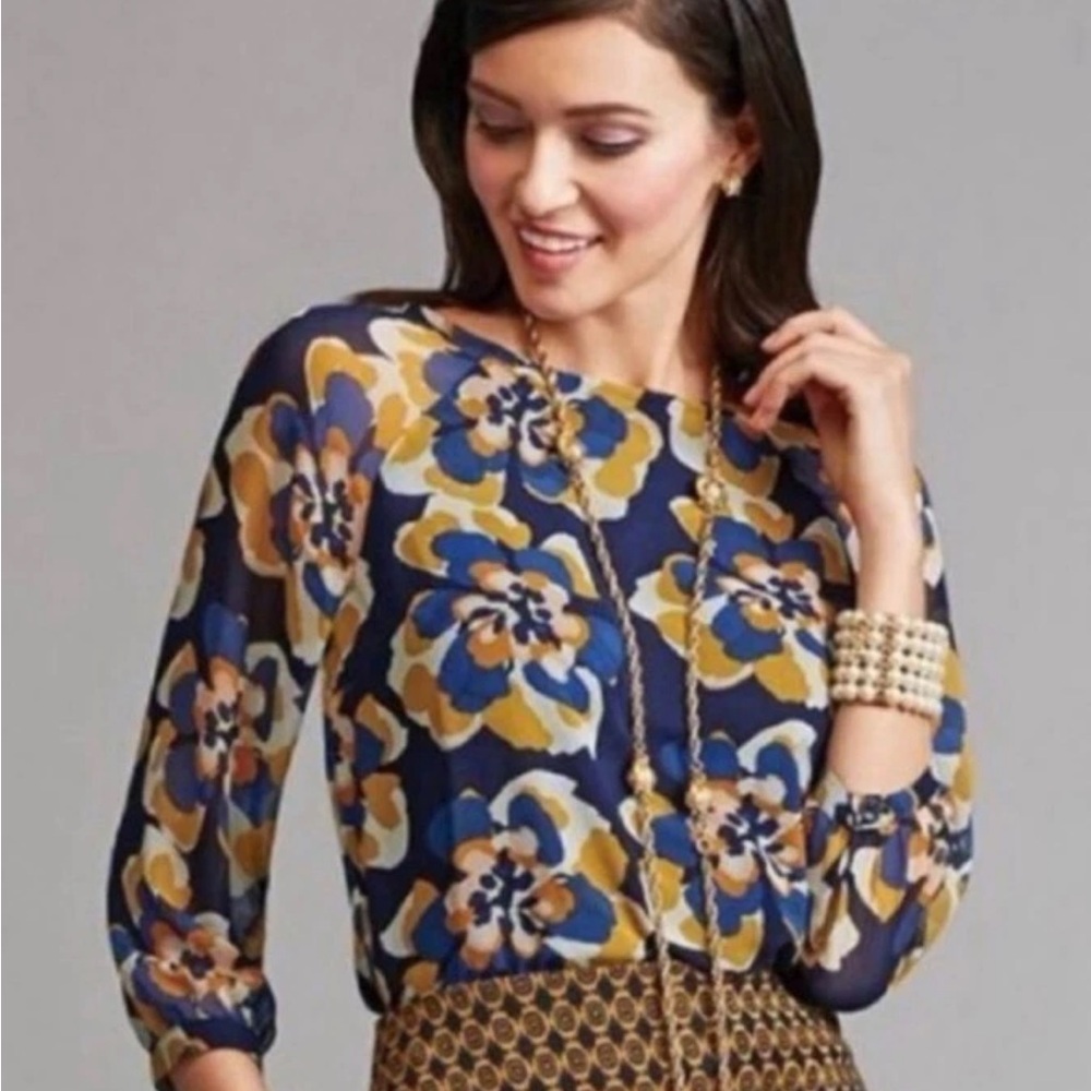 Cabi Lydia Blouse style 3426 EUC size M